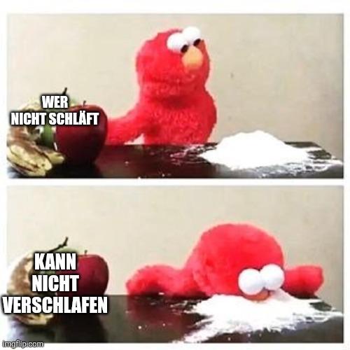 Wer nicht schläft...
kann nicht verschlafen